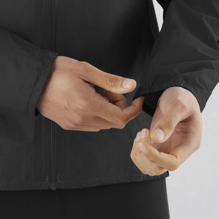 Chaquetas Shell Salomon Bonatti Impermeables Hombre Negros | MX HYQT401
